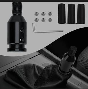 Auto MT Black-Gear Shift Knob Adapter Aluminum-Alloy with Screw Wrench Accessory for Car Car Flywheel