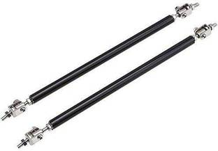 Auto MT 2Pc Universal Adjustable Front Bumper Lip Splitter Strut Rod Tie Support Bar Car Flywheel