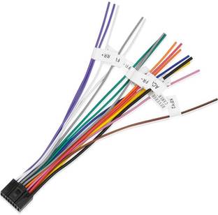 auto galaxy Android Radio Wiring Harness Android Car Stereo 16 Pin ISO Connector Cable Vehicle Tool Kit