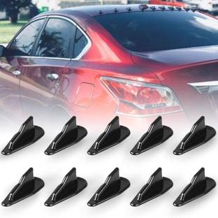 Auto MT Mini Shark Fin 10 Pcs, Diffuser Vortex Generator, Car Roof Decoration Spoiler. Car Spoiler