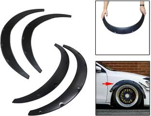 Auto MT Universal, Flexible Fender Flares Fit 2.75 Inch Wheel Arches 4 Pcs Car Flywheel
