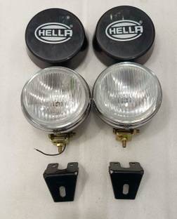 GOYAL MOTORS MARUTI GYPSY WINDSHIELD WHITE FOG LIGHT WITH BULB AND SINGLE ROW BRACKET Vehicle Tool Kit
