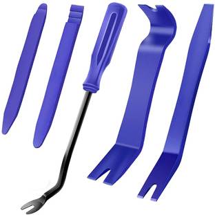 SUPVOX 5Pcs Pry Tools For Car Auto Radio Door Clip Panel Trim Dash Audio, New Car Door Vehicle Tool Kit