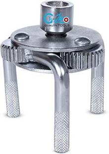 Mec 65-110mm Range 3-Leg Claw 2 Wag Way Cylinder Oil Filter Wrench Silver Tone Vehicle Tool Kit