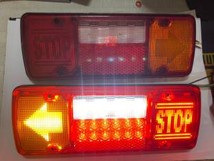 Auto MT 2PCS. Universal Trucks LED Tail Lights 12V Trucks Parking Light (12 V, 24 W) Car Flywheel
