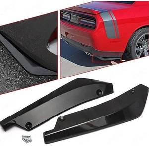 Auto MT Rear Bumper 2PC Guard Diffuser Splitter Lip Body-Kit Universal Scratch Protector Car Spoiler