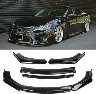 Auto MT 4pcs-Black Car Front Splitter Front Bumper Body Kit Splitter for Car Protection. Car Flywheel