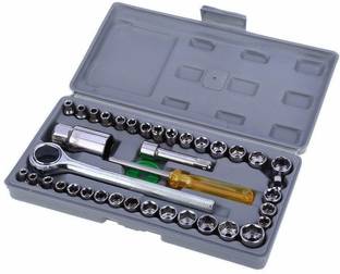 RNTR Enterprise Multipurpose Tool Kit Screwdriver Set - 40 in 1 Pcs Tool Kit Screwdriver and Socket Set Screwdriver Set for Home Screwdriver kit Home Tool kit Set Standard Screwdriver Set (Pack of 1) Long Handle Screwdriver Set