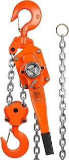 VOLTZ 6 TON Rachet Lever Chain hoist block - 6 ton × 1.5mtr Front and Rear Mount Towing Hook