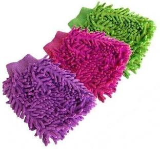 Sheen Microfiber Vehicle Washing  Hand Glove