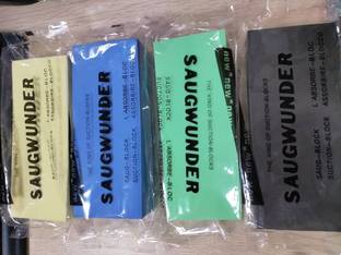 SoftSwiss Magic Sponge, for Multipurpose Cleaning, Car, Kitchen, Windows, Floor, Desk, Large Size, Pack of 3, Multi Colors Sponge Wipe, Scrub Sponge