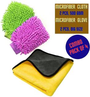 Amcare Microfiber Vehicle Washing  Washing Mitt Hand Glove