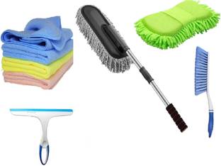 Winberg Microfiber, Plastic, Cotton Vehicle Washing  Duster