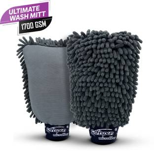 SOFTSPUN SINSD_GY2 Microfiber Vehicle Washing  Hand Glove