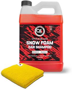 Q4EVER Ultra Premium Snow Foam Car Shampoo 5 KG | Premium Brazilian Carnube Wax Car Washing Liquid
