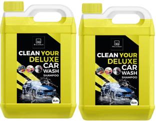 BLISS & BLUSH Car Washing shampoo Yellow Spot Free Cleaning With Extra Foam Booster(set of 2) Car Washing Liquid