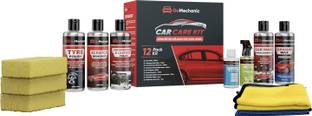 GoMechanic car care kit Dashboard Polish Car Washing Liquid
