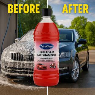 TetraClean High Foam Car Shampoo, Car Washing Liquid Car Washing Liquid