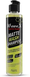 Wavex Matte Wash Bike And Car Shampoo 350 ml | Foaming Shampoo For Matte Bikes and Cars| Car Washing Liquid