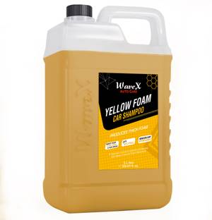 Wavex Colour Foam Car Shampoo 5 ltr | Produces Thick Yellow Colour Foam Car Washing Liquid