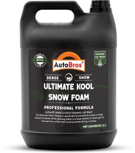AutoBros Ultimate Kool Snow Foam 5L | Super Dense & Sticky Foam | Dilution Ratio 1:10 Car Washing Liquid