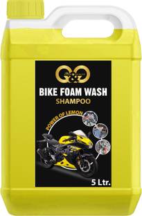 QANDQLIFESYLE bike wash liquid 5ltr High Foam for Deep Cleaning | Remove Tough Dirt Car Washing Liquid