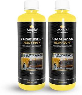 Maple Foam Car Wash Shampoo Concentrate (Pack Of 2) Car Washing Liquid