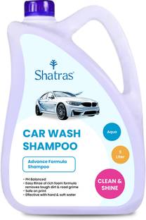 Shatras Car Wash Liquid Shampoo, high Foaming Car Washer Liquid, Best Foaming Car Washing Liquid
