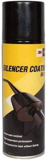 3M Silencer Coating Spray for Bikes, Prevent Rust and Leak (160g, Black) Car Washing Liquid