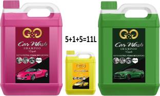 QnQLifeStyle Car wash Shampoo with Extra Foaming for Care & Cleaning rose flower Car Washing Liquid