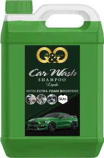 QANDQLIFESYLE car wash liquid 5ltr Remove Tough Dirt | Safe on Paint | pH Neutral Car Washing Liquid