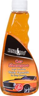 KANGAROO Car and Bike Shampoo Wash High Foaming Thick Formula For Deep Cleaning Car Washing Liquid