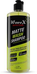 Wavex Matte Wash Bike And Car Shampoo 1 ltr | Foaming Shampoo For Matte Bikes and Cars| Car Washing Liquid
