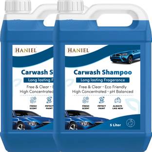 HANIEL Shampo ,PH Neutral Formula For Spot Free Cleaning With Extra Foam Booster(Blue) Car Washing Liquid