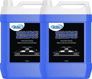 M&C PH Neutral Formula For Spot Free Cleaning With Extra Foam Booster.(5L+5L) Car Washing Liquid
