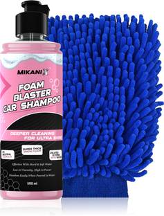 MIKANIX Foam Blaster Car Shampoo Concentrate With Thick Foam To Remove Dirt & Grime Car Washing Liquid