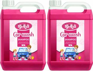 IGREJA High Foaming Car Wash Shampoo With Added Silicones For Spot Cleaning - 10 Liter Car Washing Liquid