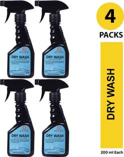 UE Elite Car & Bike Dry Wash Shampoo-200 ml (Pack of 4) Car Washing Liquid