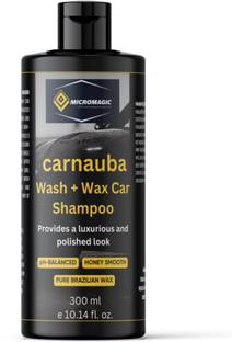 MicroMagic Wash and Wax Car Shampoo, Luxurious Look, pH Neutral, Pure Brazilian Wax, Smooth Car Washing Liquid