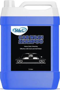 M&C Shampoo , PH Neutral Formula For Spot Free Cleaning With Extra Foam Booster. Car Washing Liquid