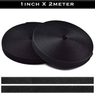 Aryan Utsav Hook & Loop Non Adhesive Tape for Home, School, Office, DIY projects work & more Sew-on Velcro