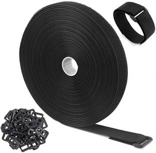 Xroncinz Multipurpose Hook And Loop Straps Size 5M 25 Buckle Stick-on Velcro
