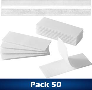 Wild Accessories Adhesive Hook & Loop Strips, Sticky Back Fasteners for Mounting, Hanging Items. Stick-on Velcro