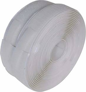 RARE OCEANS 10 Mts LENGTH , hook & loop (WHITE) Sew-on Velcro