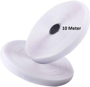 connecticut hook and loop tape 10 meter 25mm width (white) Iron-on Velcro