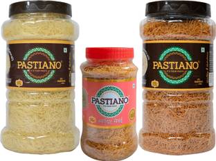 PASTIANO Roasted  &  (Sewai)- Pack of 3- 500 gms X2 + 250 gms X1 Vermicelli 1.25 kg