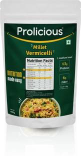 Prolicious High Protein & Fiber Breakfast| No Maida, No Rice, No Palm Oil| Plant Based Vermicelli 400 g