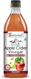 Srishma Apple Cider Vinegar with Mother of Vinegar | Raw , Unfiltered , Unpasteurized Vinegar