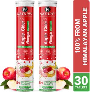 NATURYZ Apple Cider Vinegar Tablets for Weight Loss | Detox | Immunity with Mother Vinegar