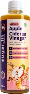 SUGARFIT Active Apple Cider Vinegar|Infused with Turmeric & Cinnamon to Boost Immunity Vinegar